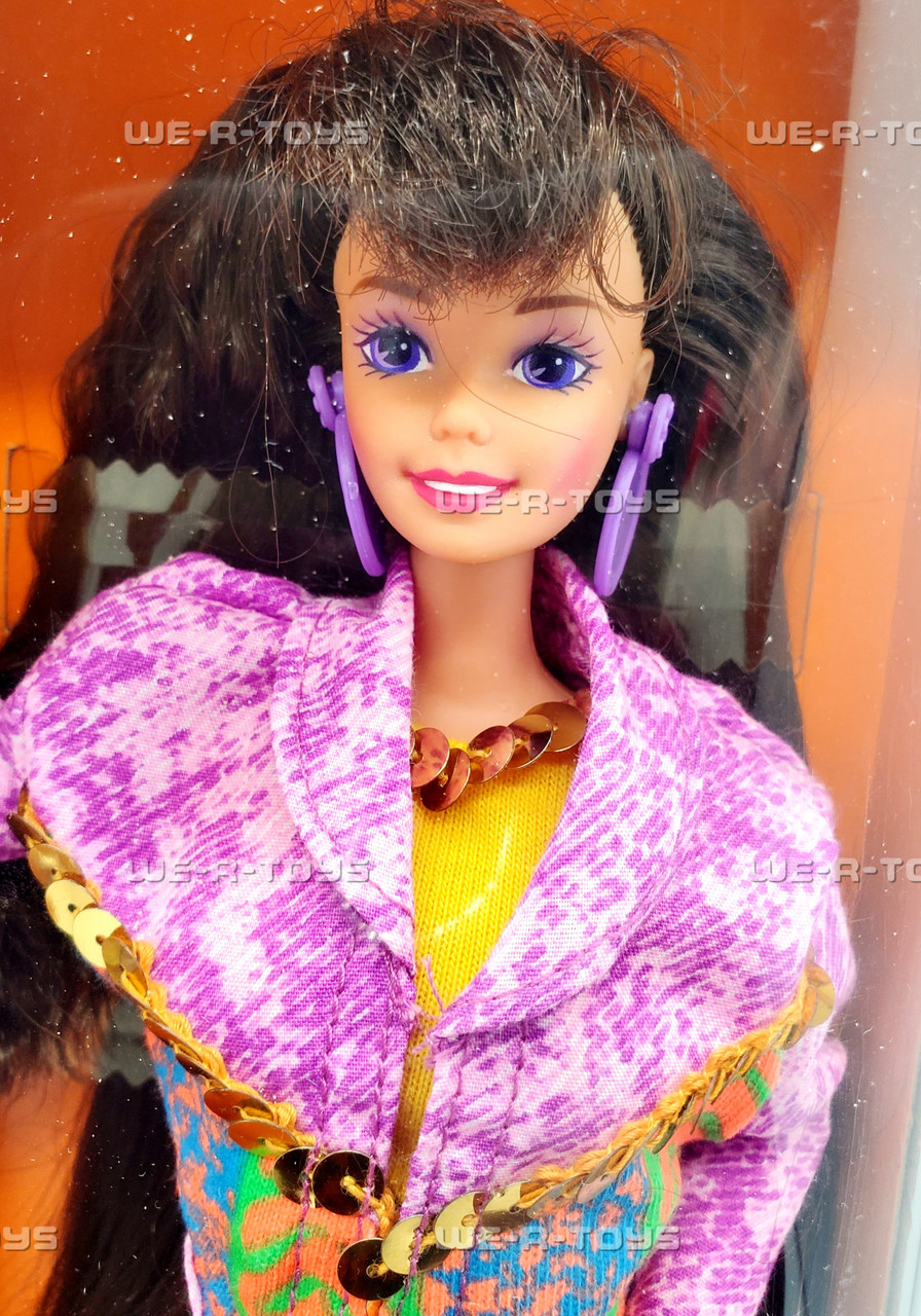 Paint 'N Dazzle Barbie Doll Brunette 1993 Mattel 10059 Paint 'N Dazzle Barbie Doll Brunette 1993 Mattel 10059