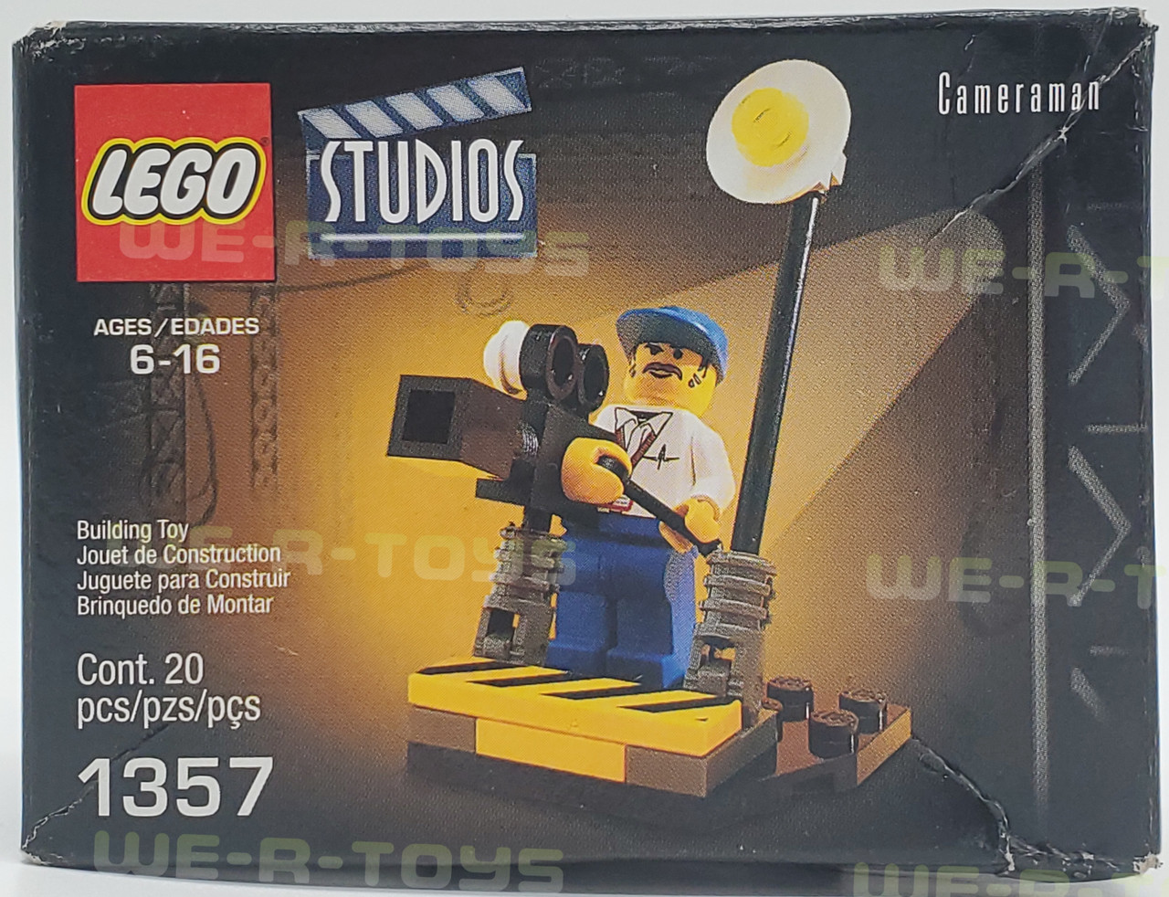 LEGO Studios 1357 Cameraman Block Set 2001 NRFB