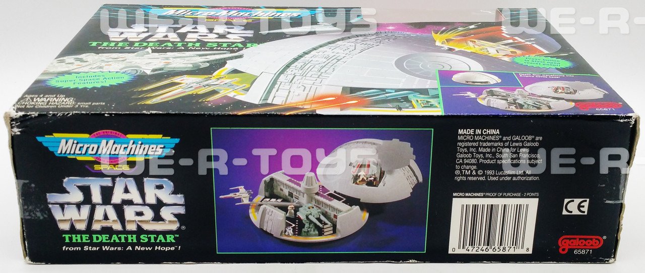Star Wars Episode IV Micro Machines The Death Star Set Galoob 1993