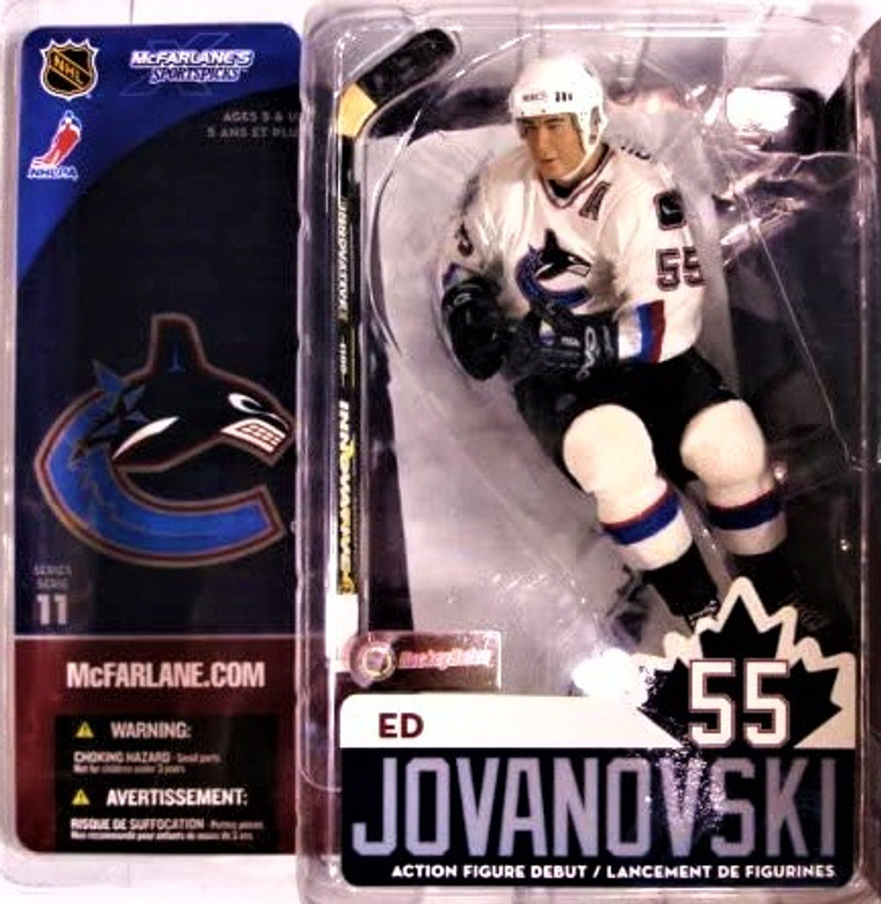 McFarlane NHL Sports Picks Series 6 Markus Naslund Action Figure (Black  Jersey) 