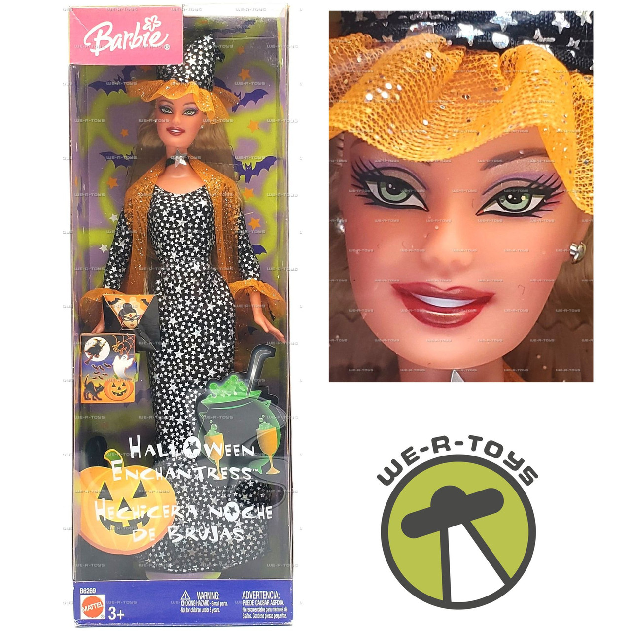 Halloween Enchantress Barbie Doll 2003 Mattel B6269 NRFB