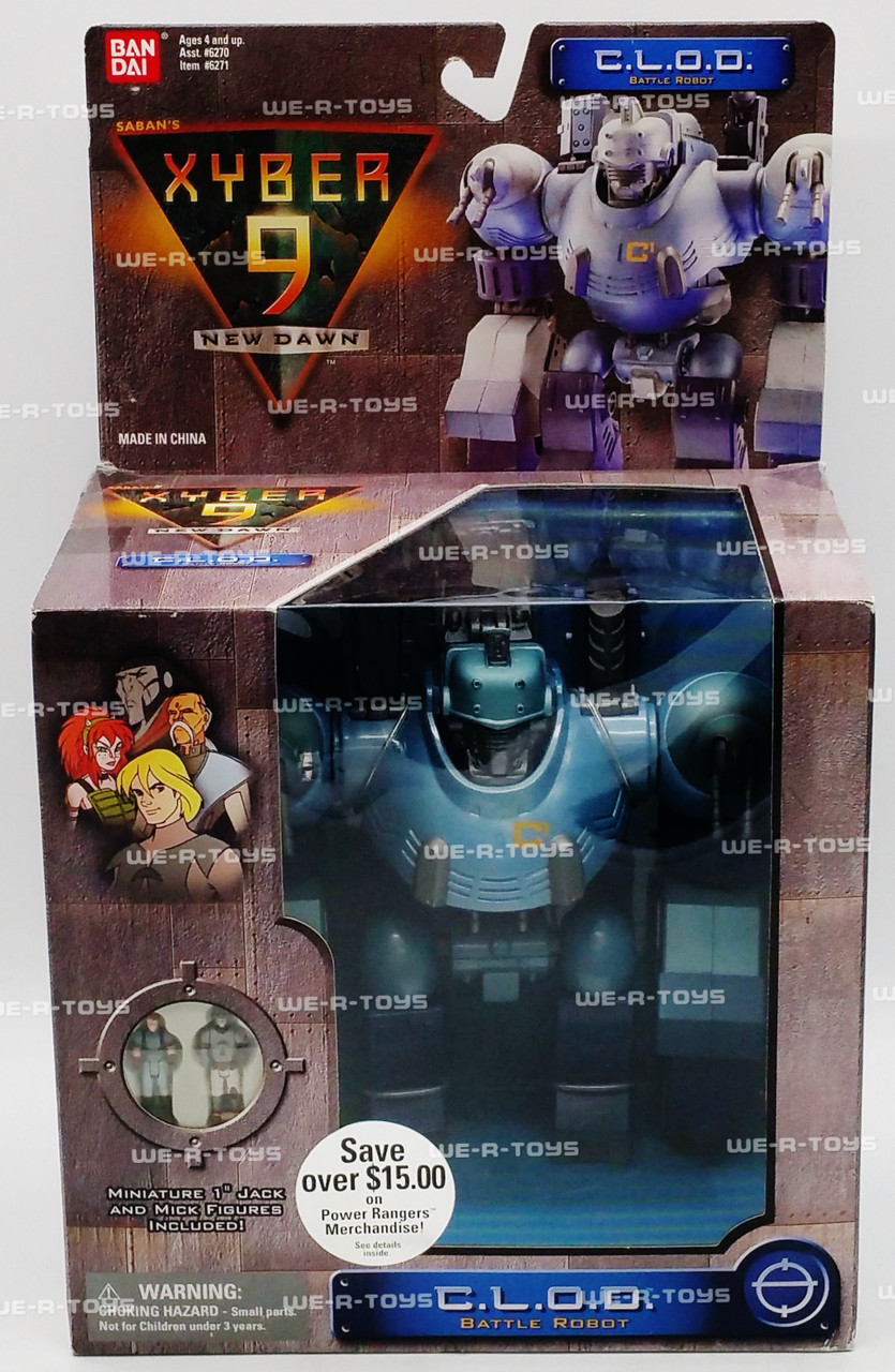 Saban's Xyber 9 New Dawn C.L.O.D. Battle Robot Action Figure