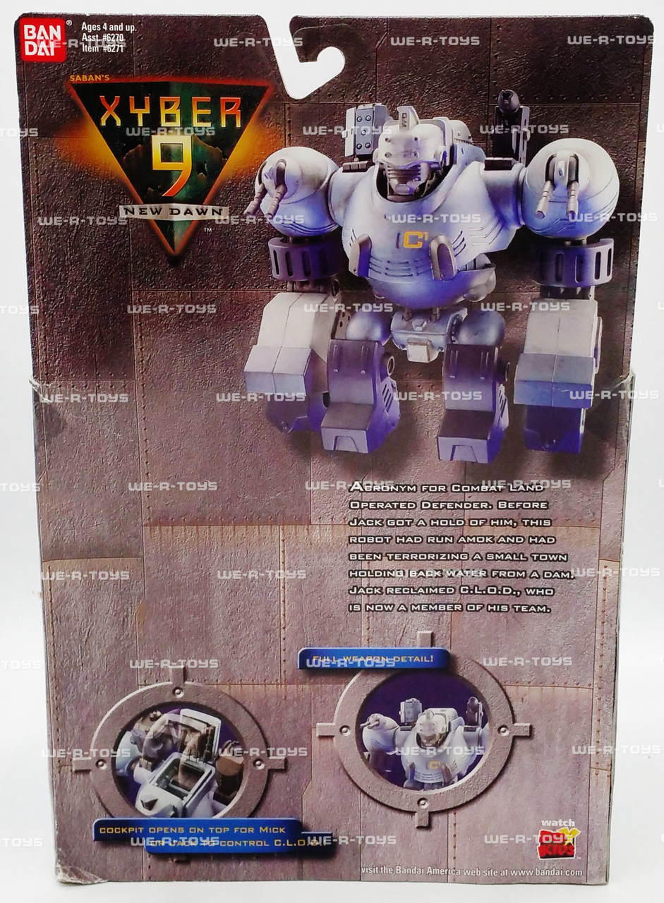 Saban's Xyber 9 New Dawn C.L.O.D. Battle Robot Action Figure