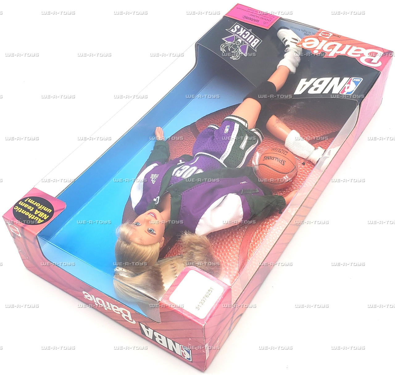 Barbie NBA Milwaukee Bucks 1998 Mattel No. 20738 - We-R-Toys