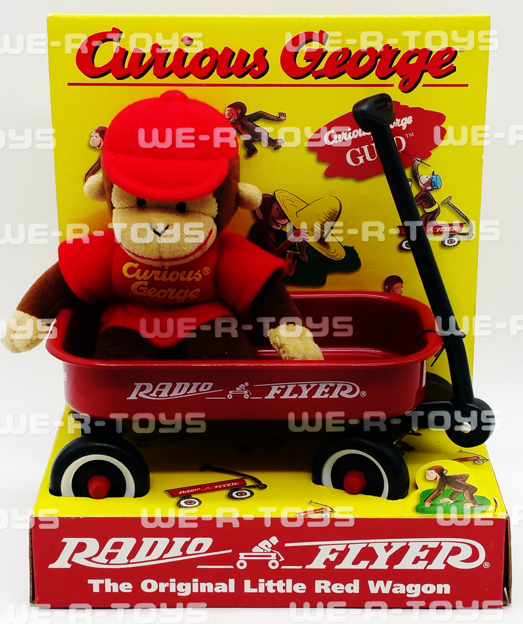 Curious George Radio Flyer Red Wagon 1998 #901CG NRFP - We-R