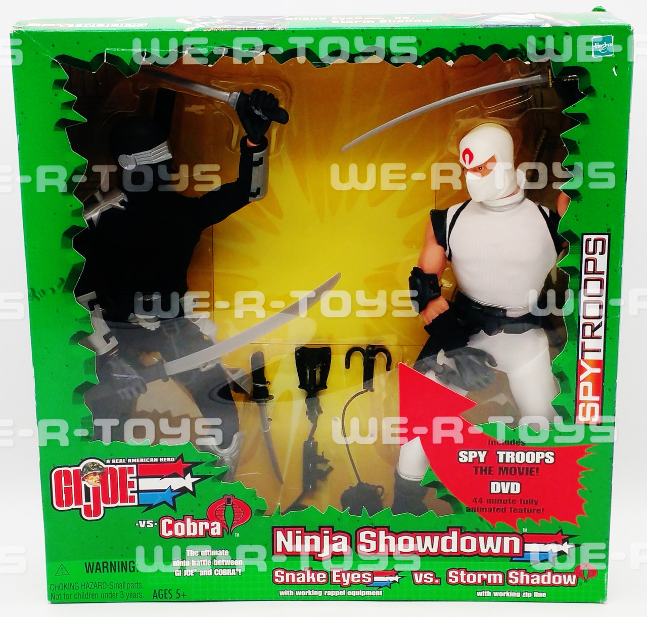 NINJA SHADOWDOWN スネークアイVSストームシャドウ フィギュア Ninja Showdown Figures Snake Eyes Storm Shadow GI Joe Sigma 6