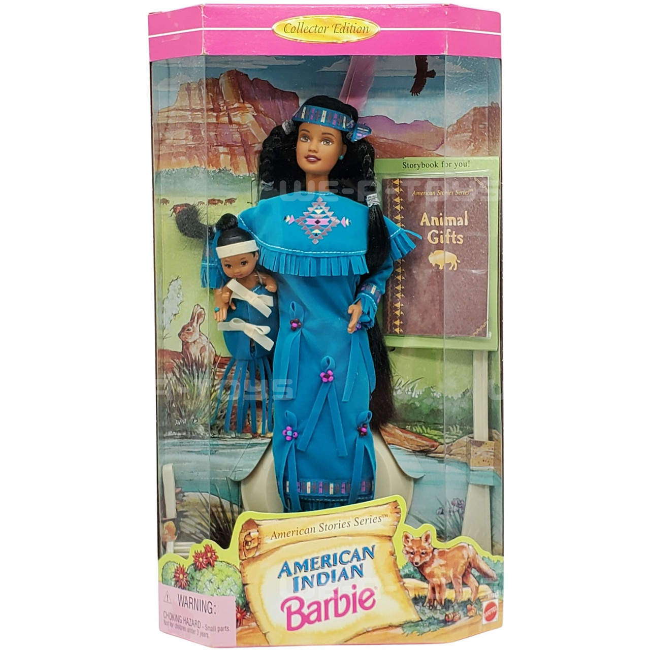 American Indian Barbie Doll American Stories Series 1996 Mattel No