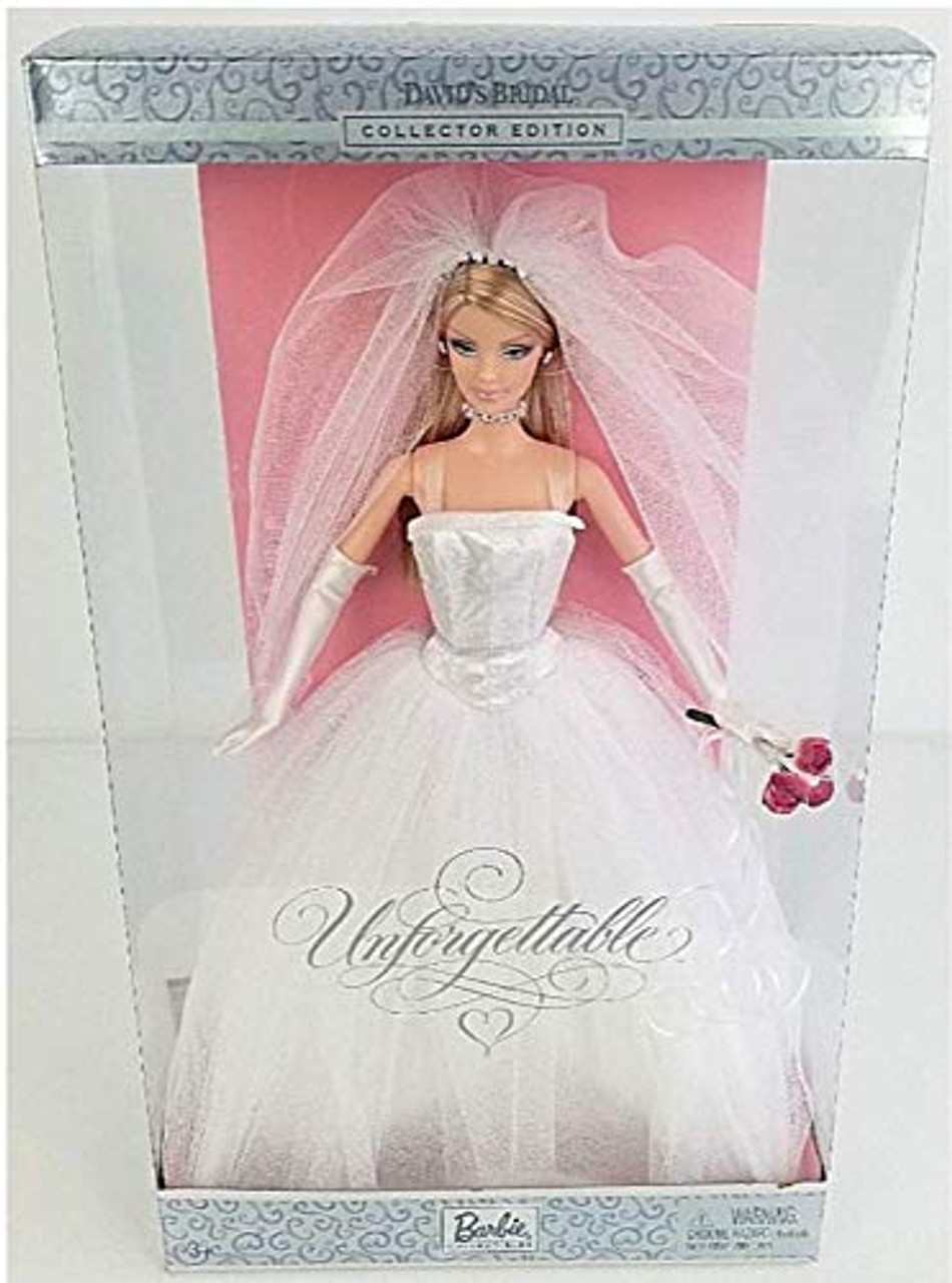 David's Bridal Unforgettable Barbie Blonde 2004 G2889 - We-R-Toys