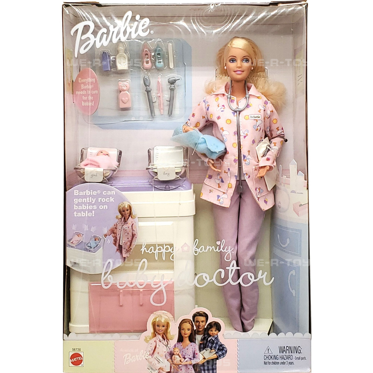 Baby Doctor Barbie Mattel Barbie Careers Baby Doctor Playset