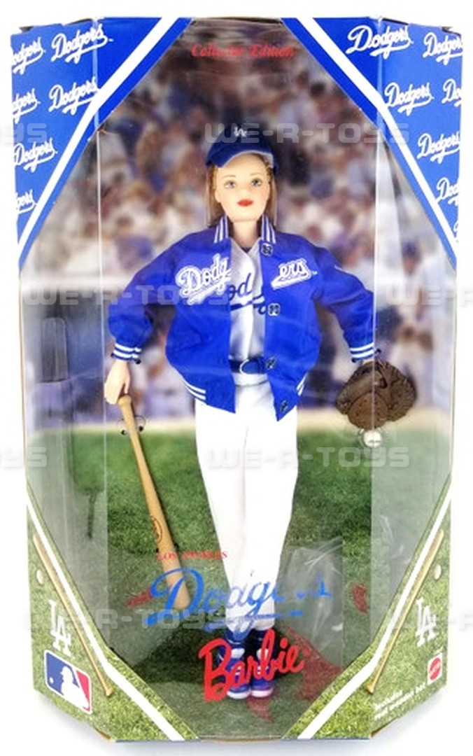 Barbie Los Angeles Dodgers Barbie Collector Edition Mattel #23882