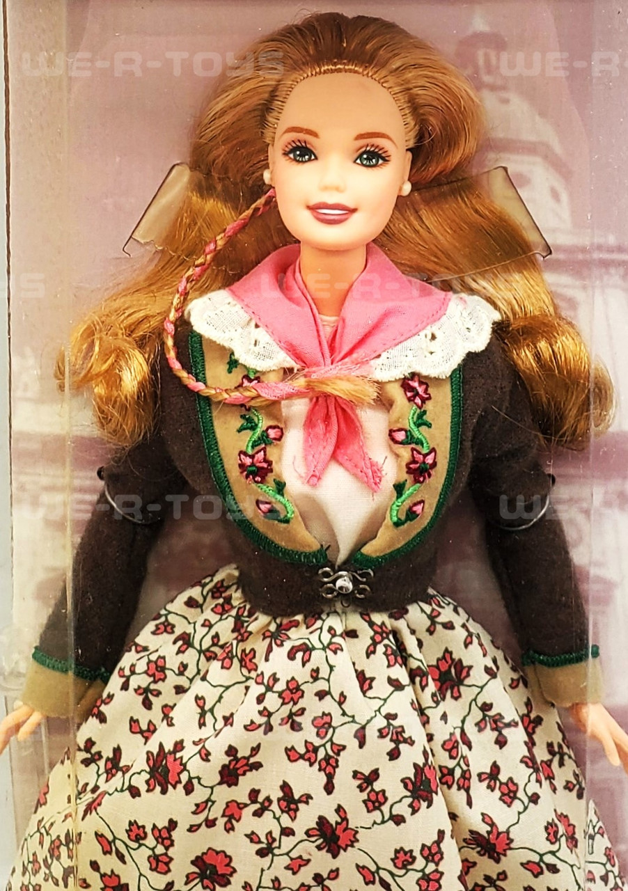 マックヒストリアルピンコレクション1998年 Austrian Barbie Dolls of the World Collector Edition 1998 Mattel 21553