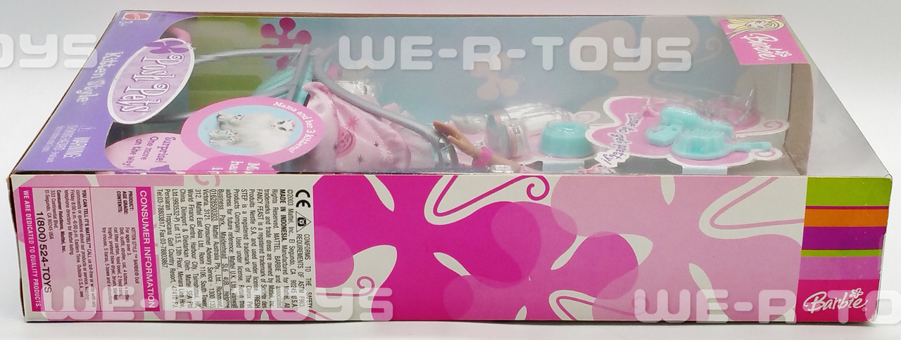 Barbie Posh Pets Kitten Style Doll Set Mattel 2003 No. B5748
