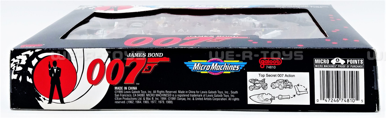Micro Machines James Bond 007 Figures and Vehicles 1995 Galoob
