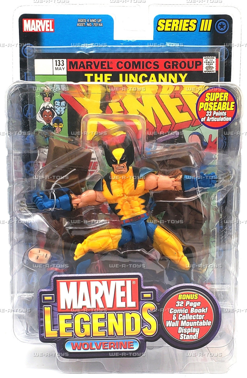 Marvel Legends Series III Wolverine Action Figure Toy Biz 2002