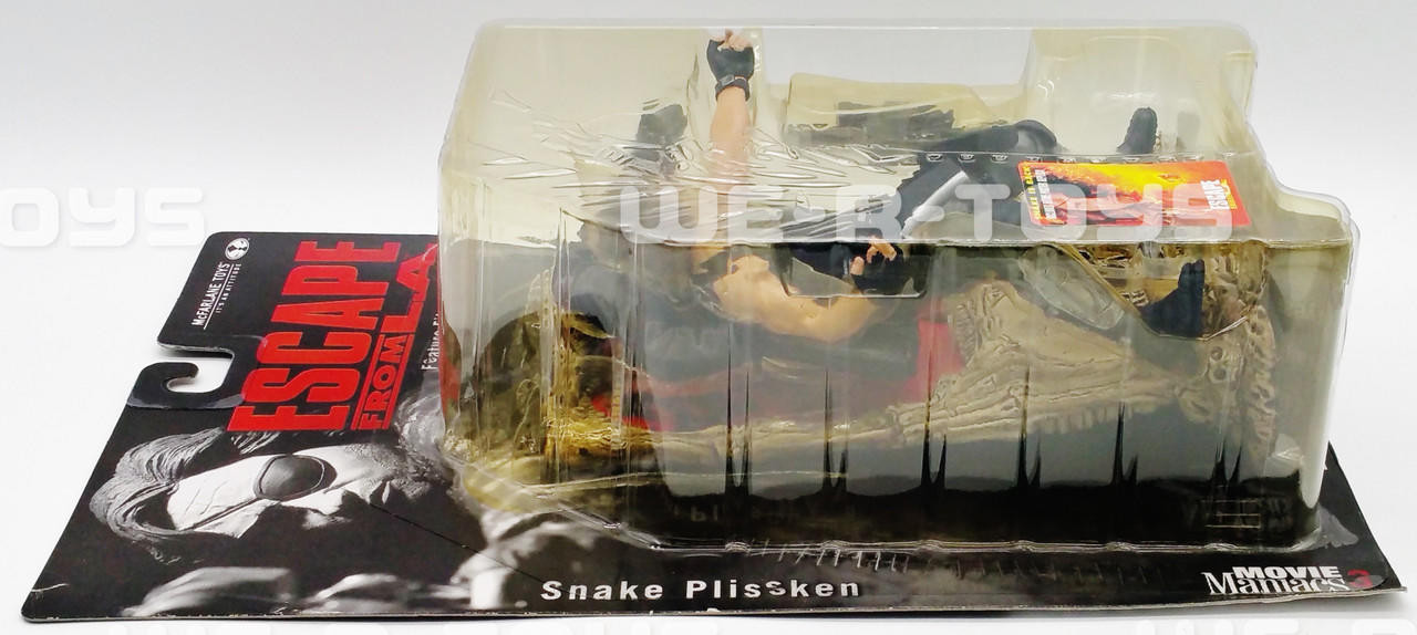 Movie Maniacs Escape from L.A. Snake Plissken Action Figure McFarlane 2000  NRFP