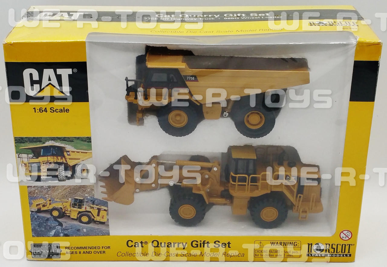 Caterpillar Cat Quarry Vehicle Gift Set Norscot 2002 No. 55103