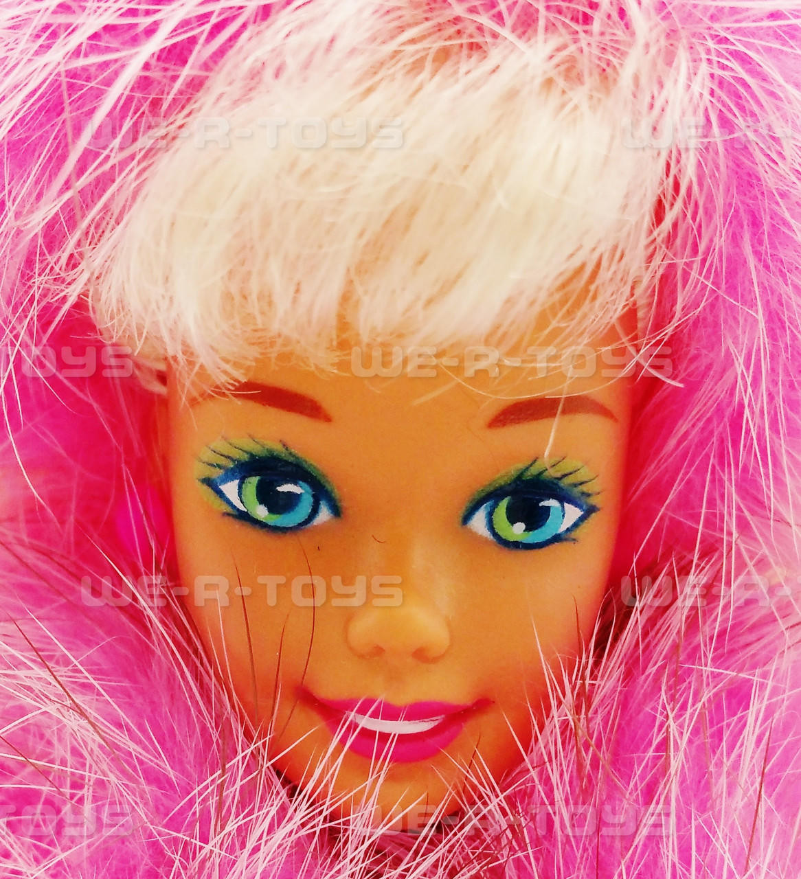 Barbie Doll In Lara's Pink Dyed Genuine Mink Fur Coat Lazarus