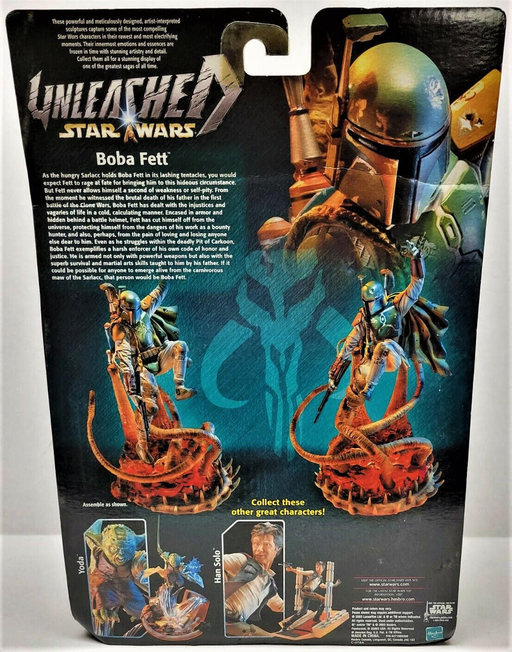 Star Wars Unleashed Boba Fett Figure 2003 Hasbro 84985 - We-R-Toys