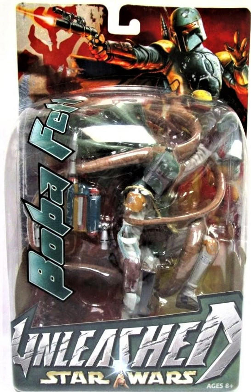 Star Wars Boba Fett フィギュア 2003年製 Amazon.com: Star Wars 2003 Unleashed Boba Fett : Toys & Games