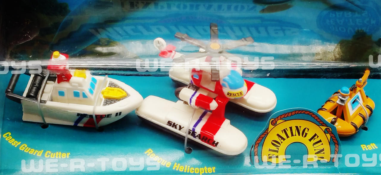 Micro Machines Exploration #4 Coast Guard Rescue Set Galoob 1995