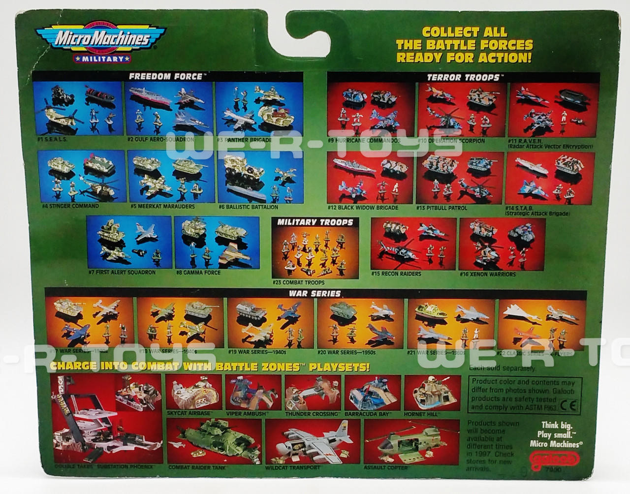 Micro Machines Freedom Force #3 Panther Brigade Vehicles Galoob