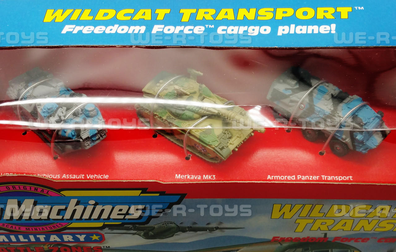 Micro Machines Military Battle Zones Wildcat Transport Set Galoob 1995 NEW  - We-R-Toys