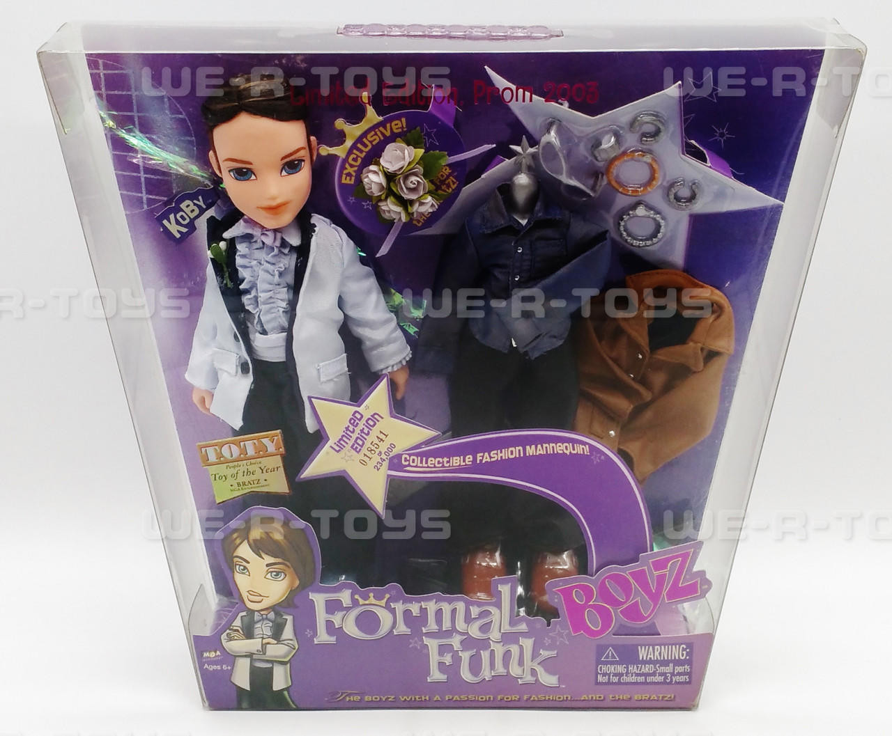 Bratz Boyz Formal Funk Collection Koby Doll Toy of the Year 2003