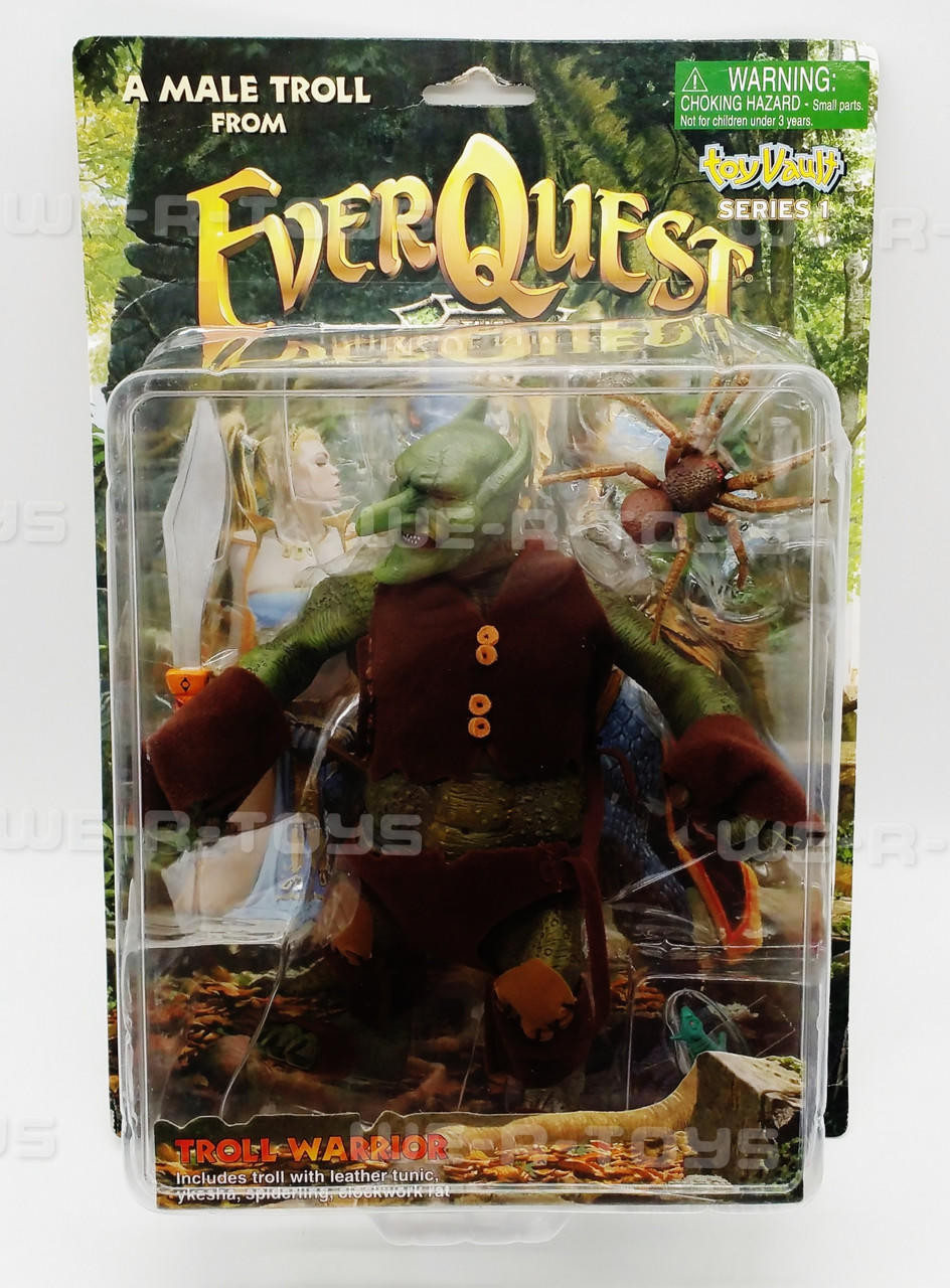 EverQuest The Ruins of Kunark Series 1 Troll Warrior Figure Toy Vault 2000  NEW