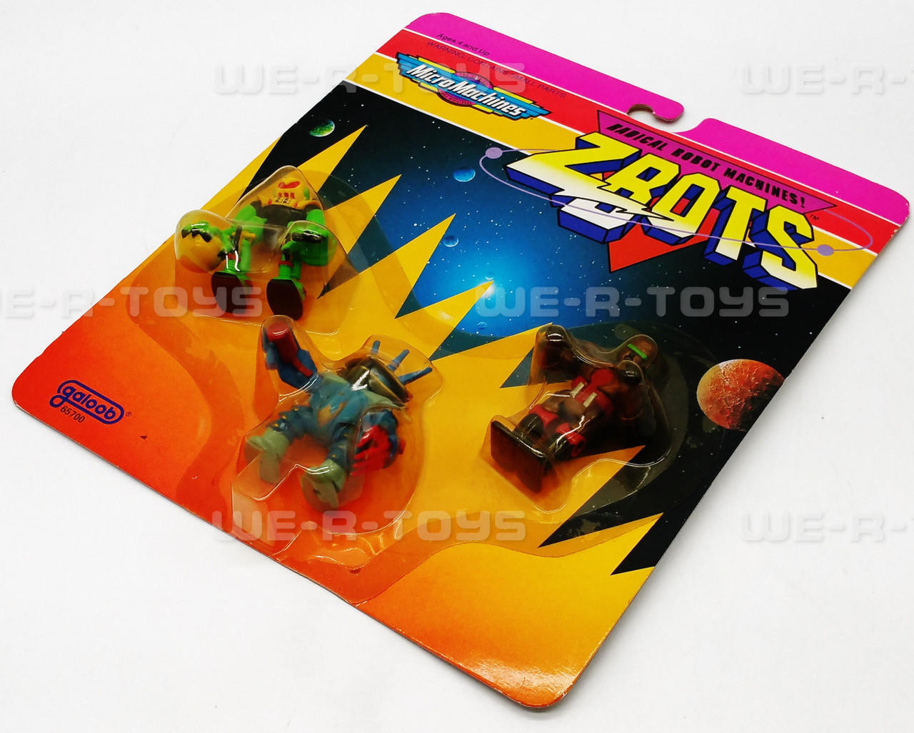 Micro Machines Z-Bots Bladeroller Emporon Throid Figures Galoob