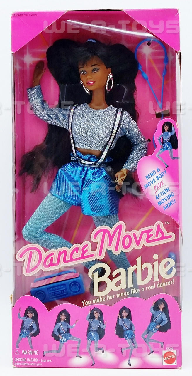 Dance Moves Barbie African American AA 1994 Mattel 13086 NRFB - We