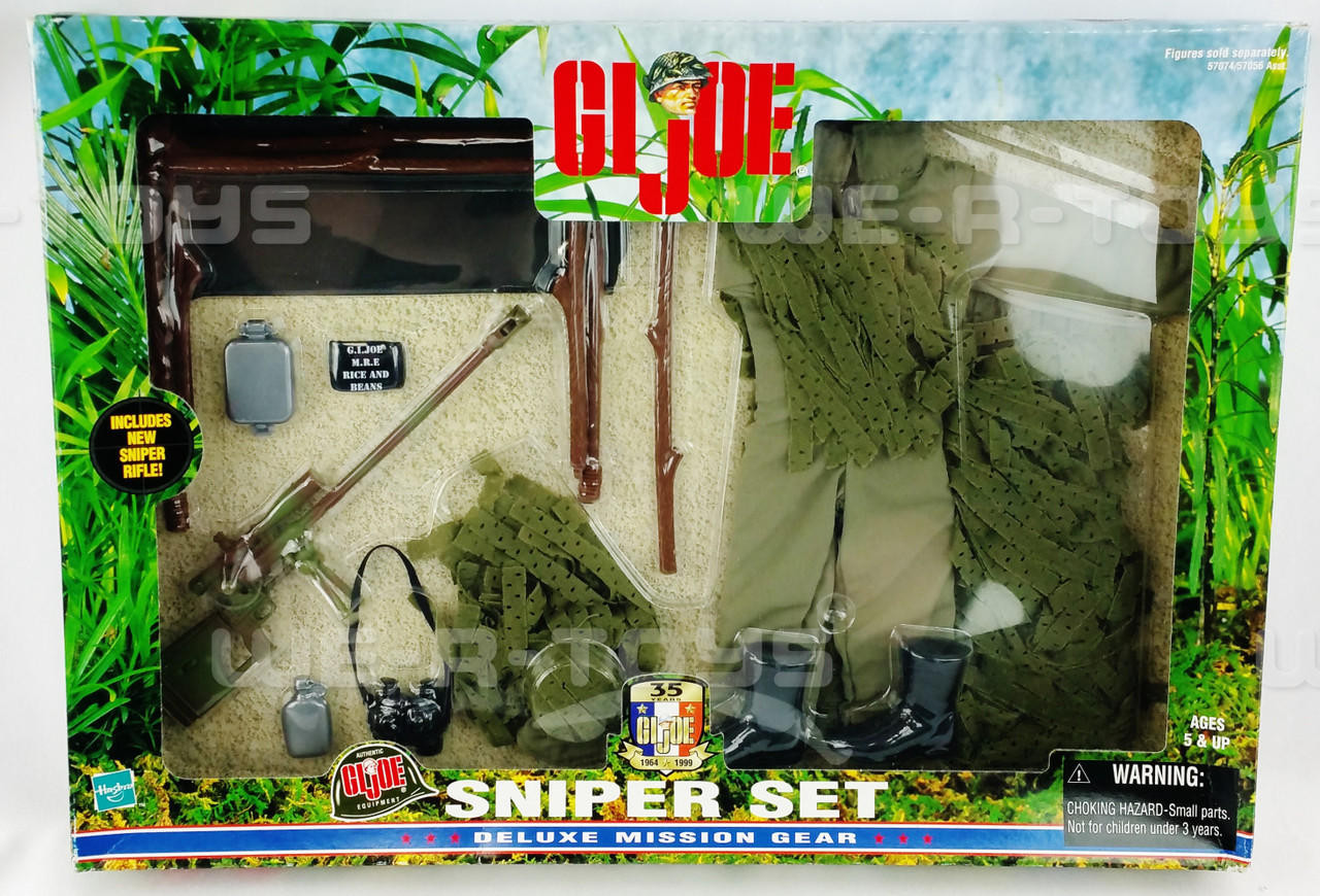 ミリタリー GI JOE SNIPER SET DELUXE MISSION GEAR G.I. Joe Classic Collection Sniper Set Deluxe Mission Gear Hasbro