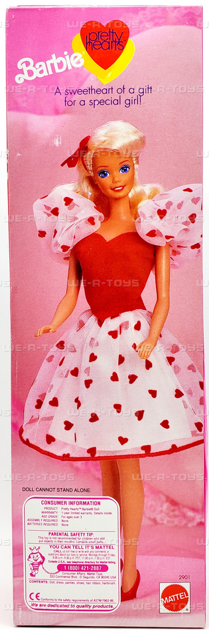 Pretty Hearts Barbie Special Edition Doll 1991 Mattel 2901 - We-R-Toys