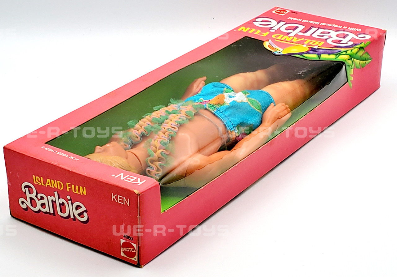 Barbie Island Fun Ken Doll Mattel 1987 No. 4060 NEW - We-R-Toys