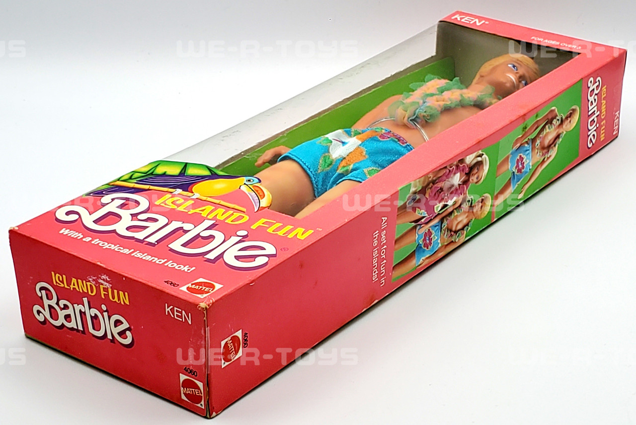 Barbie Island Fun Ken Doll Mattel 1987 No. 4060 NEW - We-R-Toys