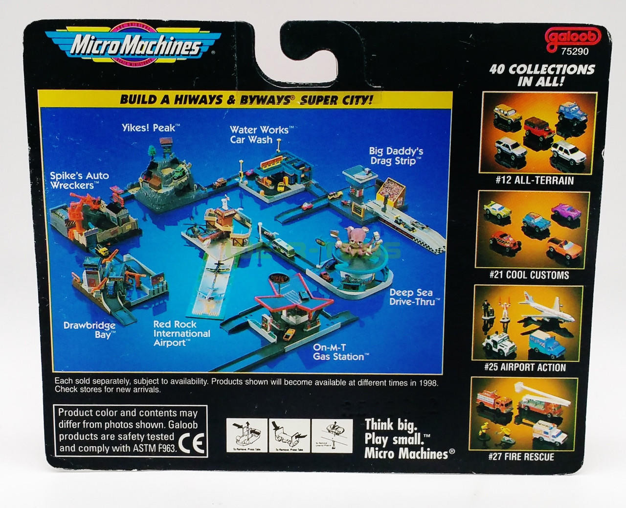 Micro Machines Micro World Concept 1 and Ford Indigo Cars