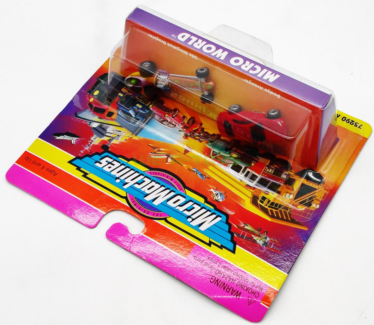 Micro Machines Micro World Dodge Avenger & '60s Slingshot Dragster