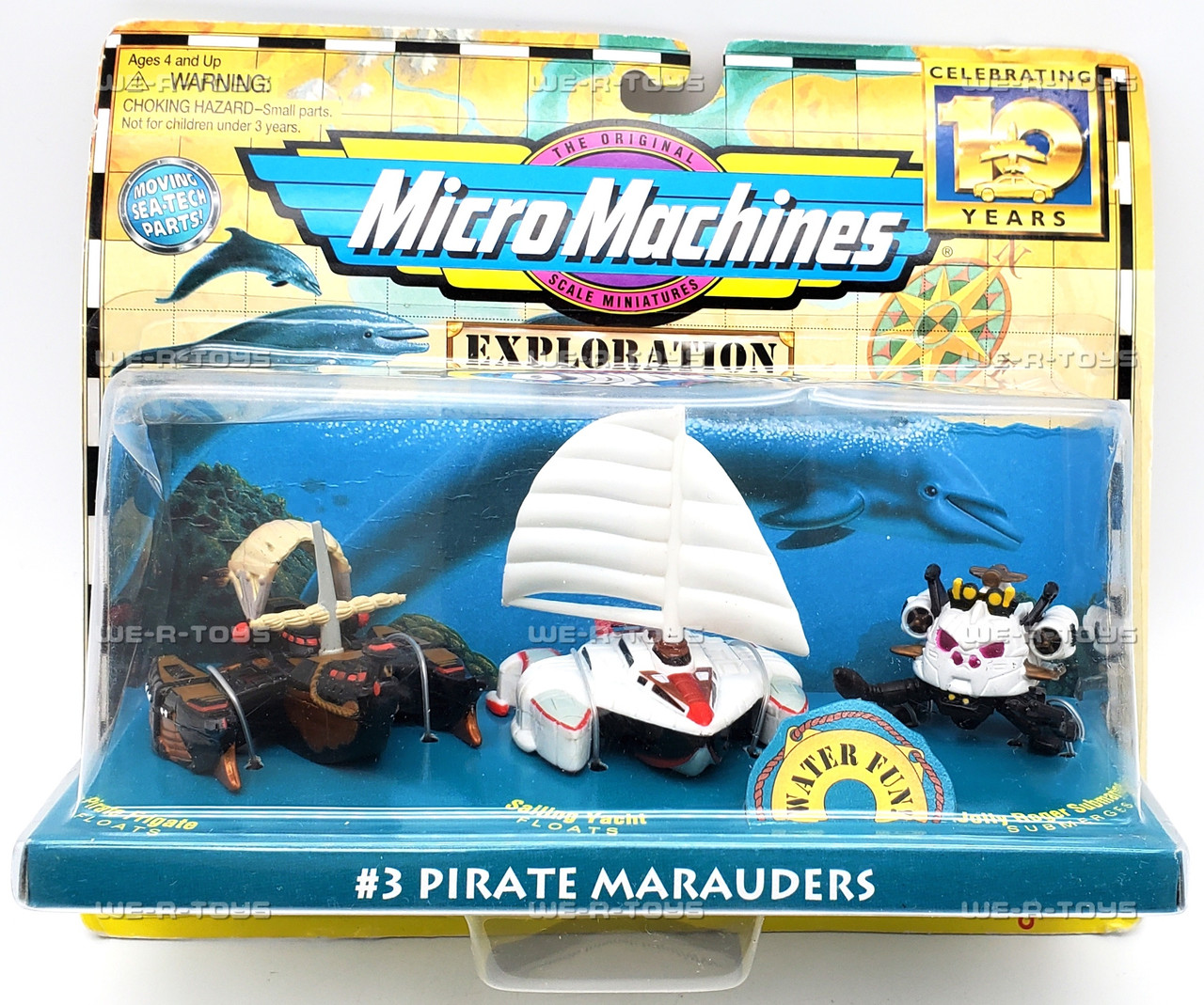 Micro Machines Exploration #3 Pirate Marauders Set 1996 Galoob No