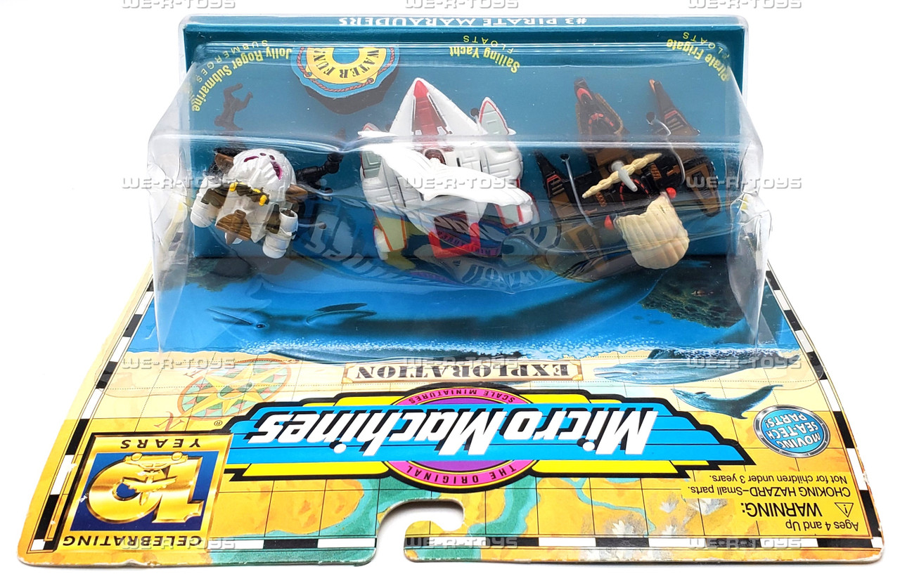 Micro Machines Exploration #3 Pirate Marauders Set 1996 Galoob No