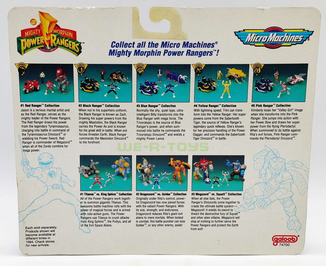 Micro Machines Mighty Morphin Power Rangers #5 Pink Ranger Set