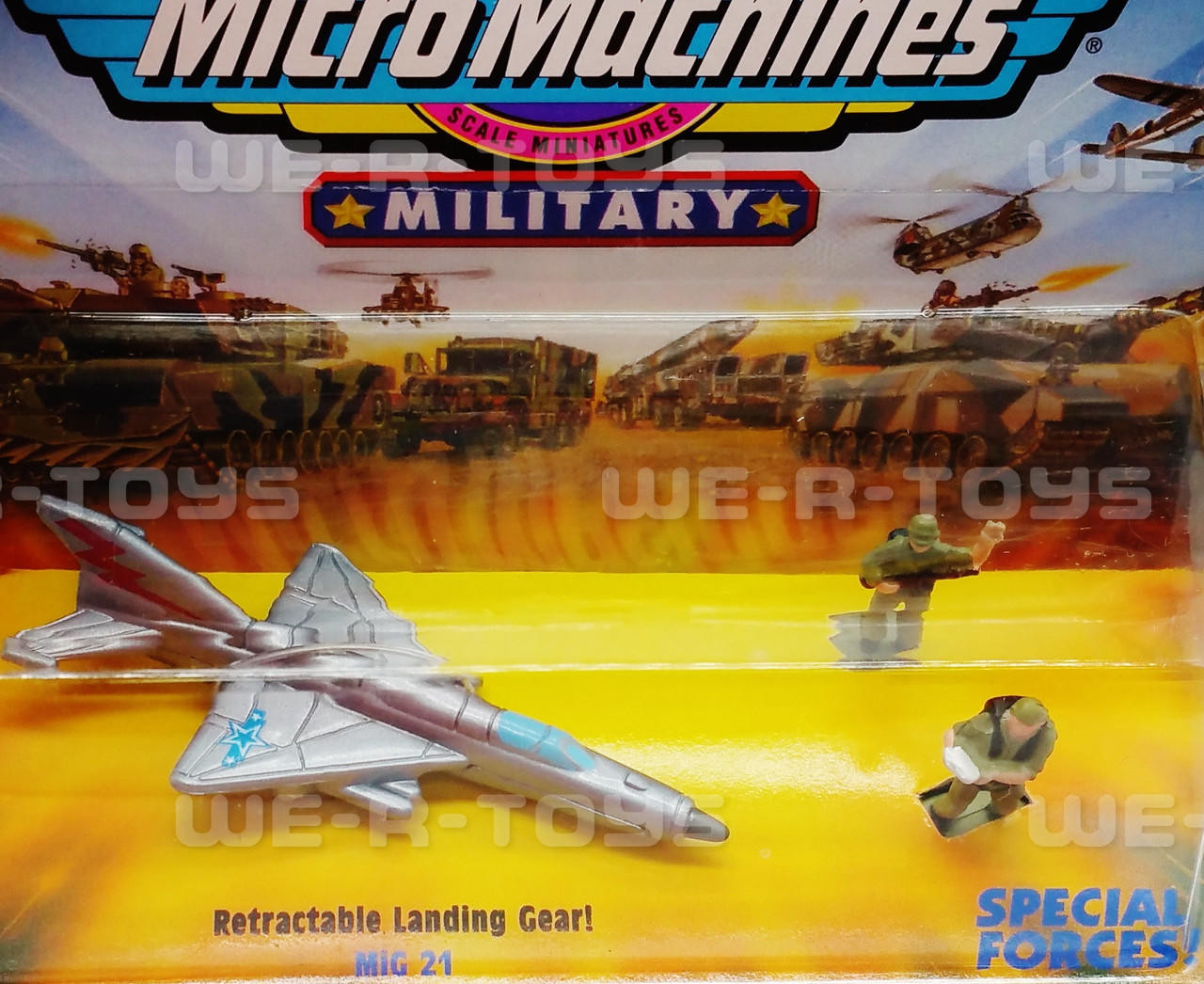 Micro Machines Military Freedom Force MiG 21 Galoob 1997 No. 75290