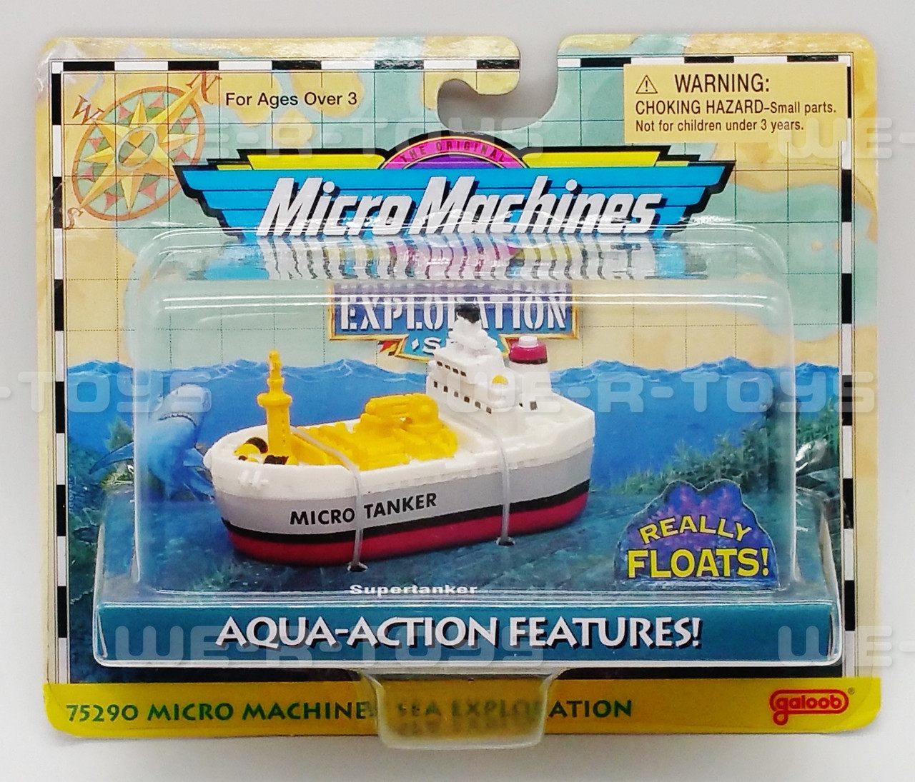 Micro Machines Sea Exploration Supertanker Galoob 1997 No. 75290