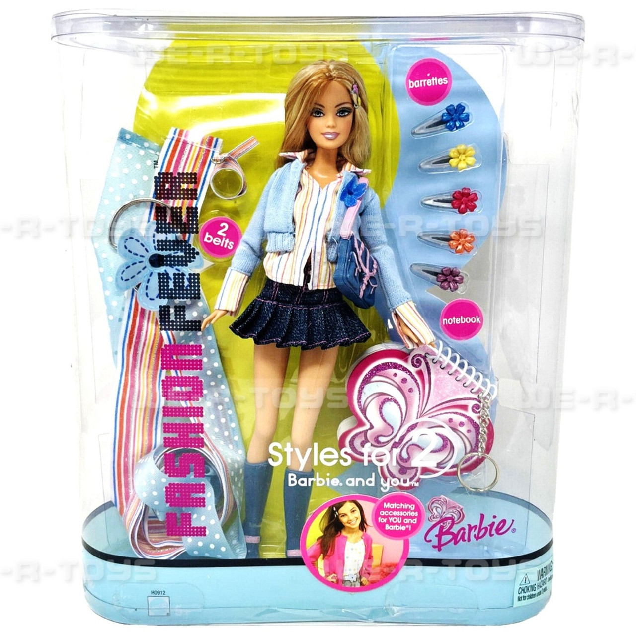 Barbie Fashion Fever Set Styles for 2 Barbie and You 2005 Mattel H8575