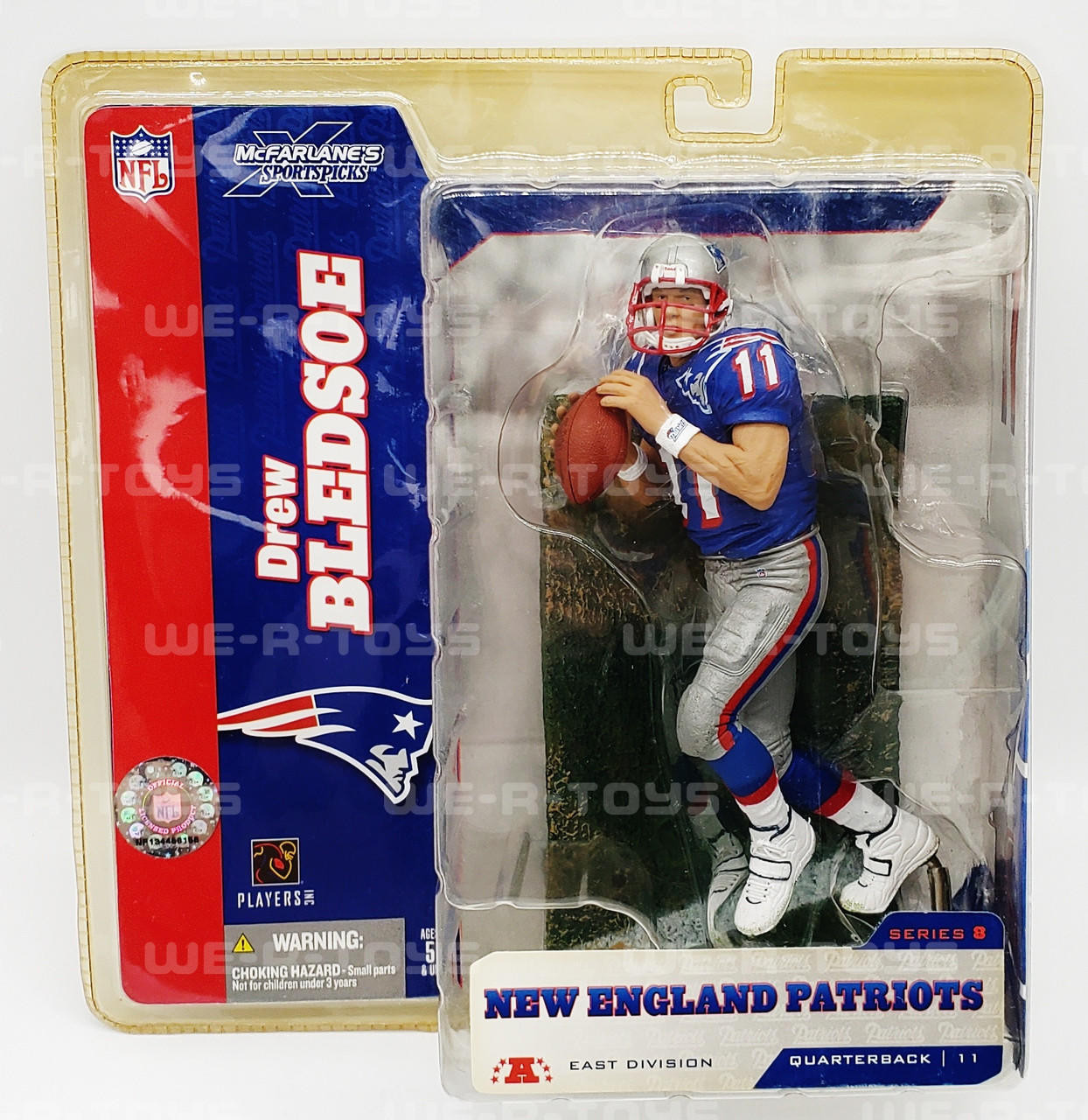 McFarlane NFL Series 11Tom Brady 6 Figure New England Patriots Navy Jersey  - We-R-Toys