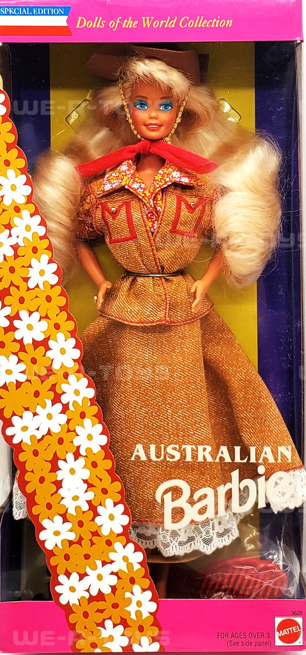 Australian Barbie Dolls of the World Special Edition 1992 Mattel 3626