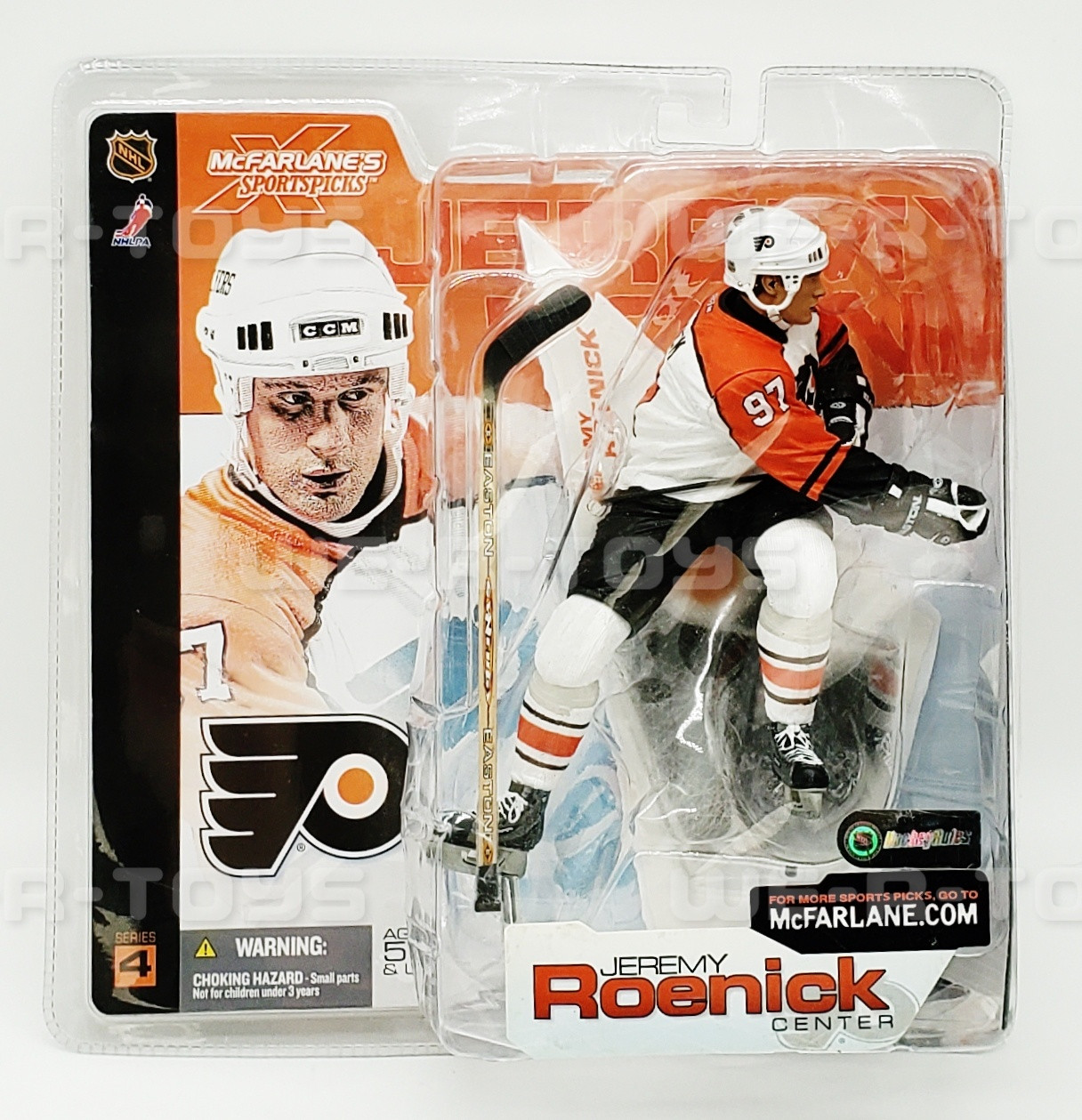 NHL Philadelphia Flyers #97 Center Jeremy Roenick Figure McFarlane