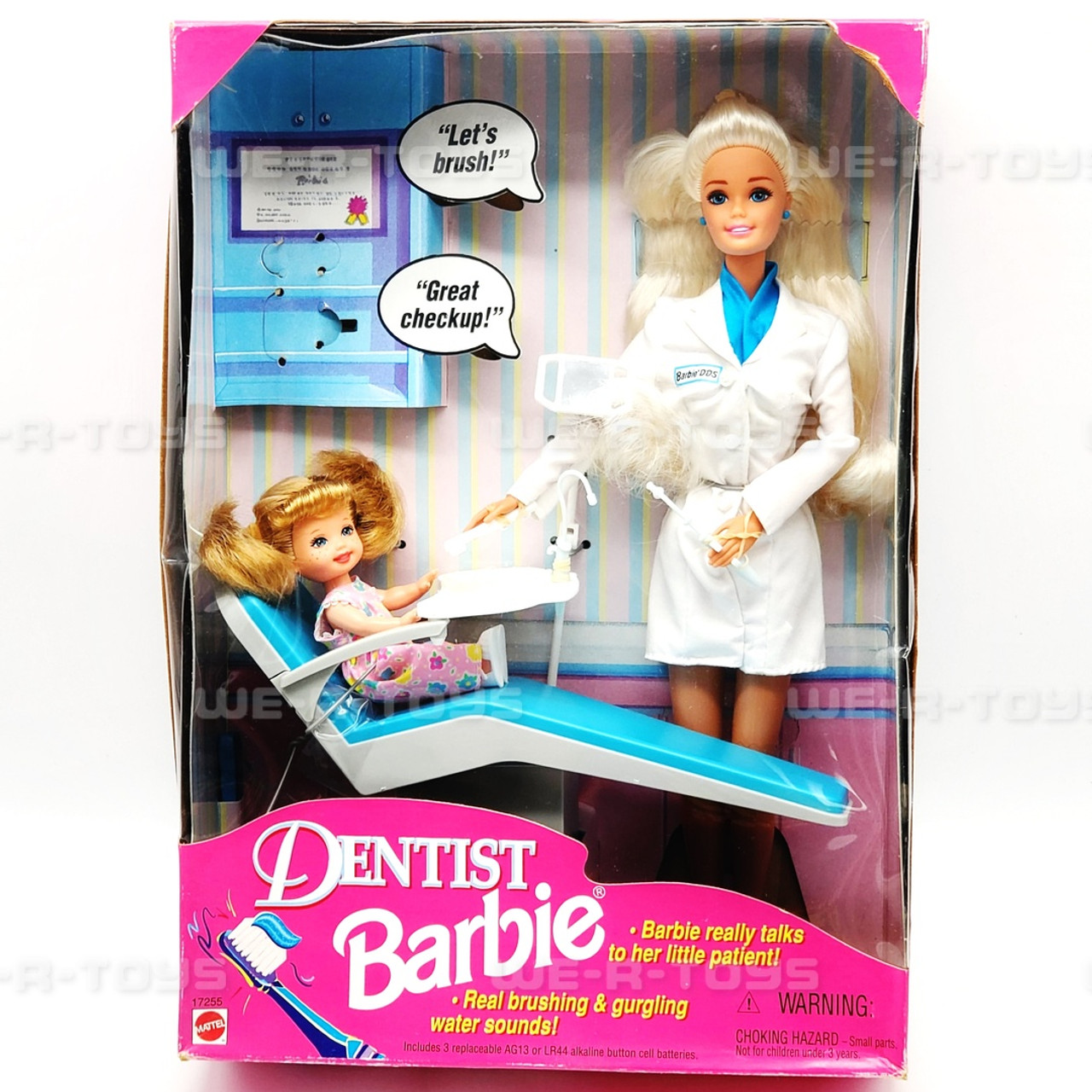 Barbie Dentist Doll Set with Patient Doll Mattel 1997 No. 17255 NRFB