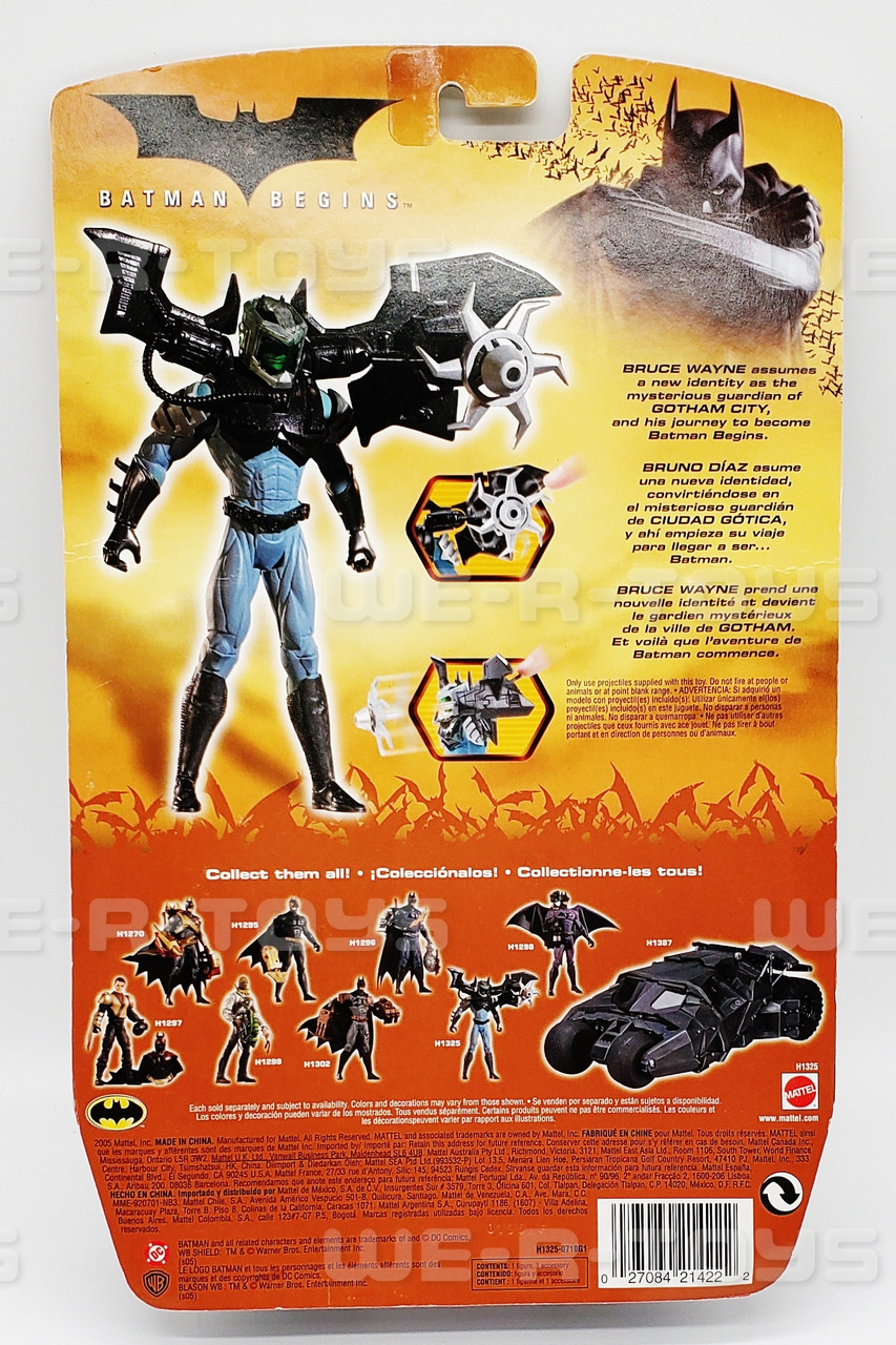 DC Batman Begins Roto Blade Batman Action Figure Mattel 2005