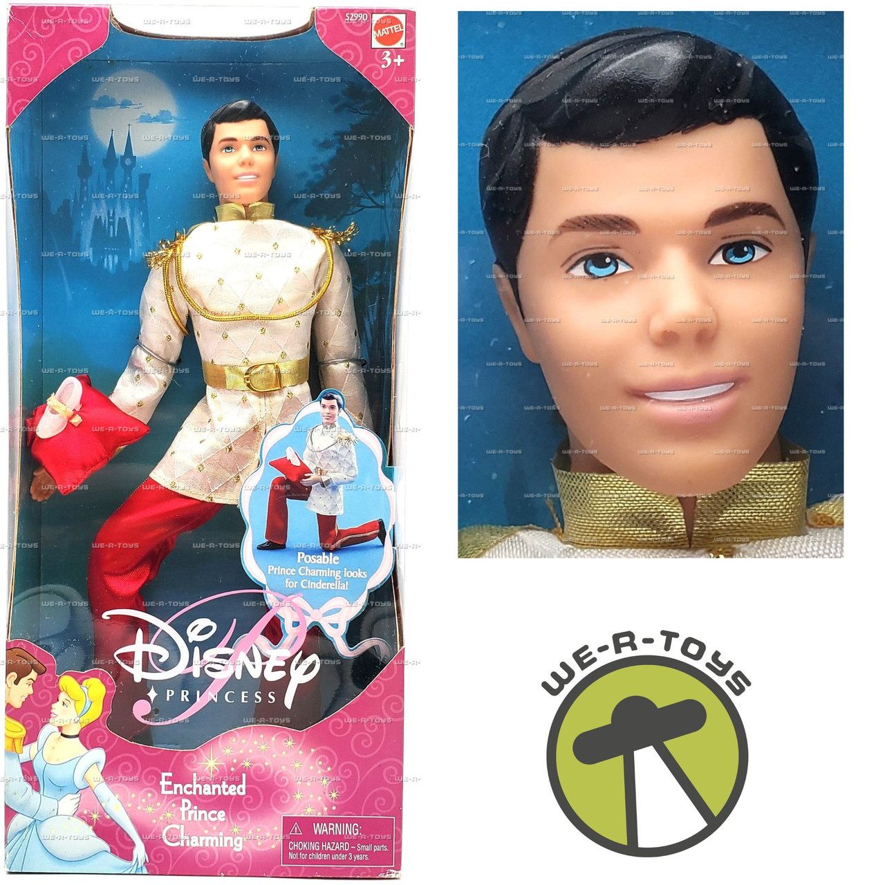 Disney Princess Enchanted Prince Charming Doll 2001 Mattel 52990