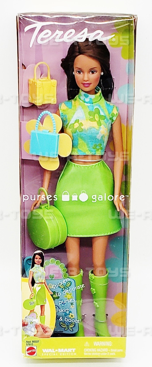 Barbie Purses Galore Teresa Doll Mattel 2002 #57613 NEW - We-R-Toys