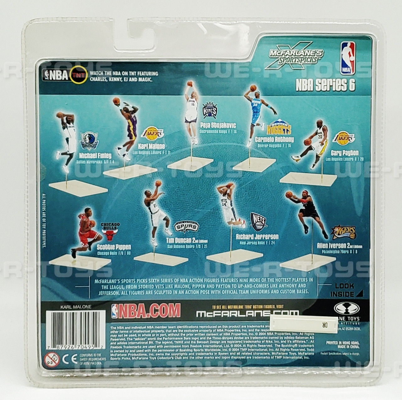 【希少】Mcfarlane NBA KARL MALONE Amazon.com: McFarlane Toys NBA Sports Picks Series 6 Action